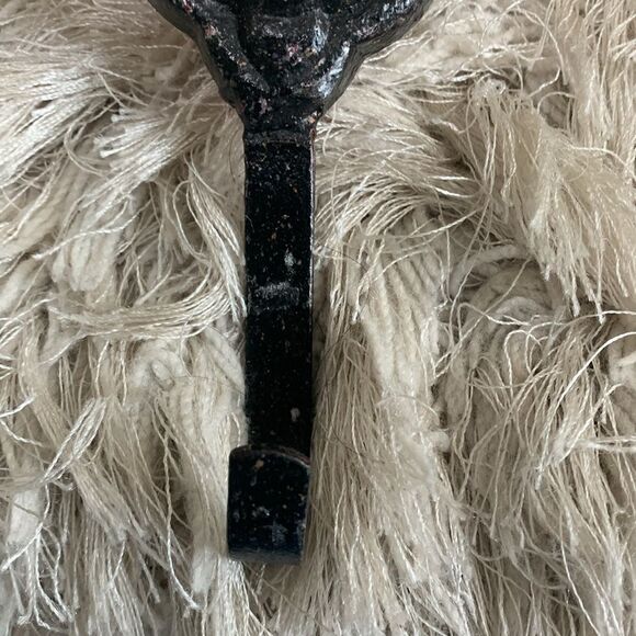 Distressed Style Cast Metal Decorative Wall Hook - Picture 6 of 17